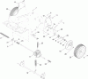 Toro 20199 - TimeMaster 30" Lawn Mower, 2012 (SN 312000001-312017872) Listas de piezas de repuesto y dibujos TRANSMISSION, REAR WHEEL AND HEIGHT-OF-CUT ASSEMBLY
