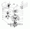 Toro 20210 - Lawnmower, 1992 (2000001-2999999) Listas de piezas de repuesto y dibujos BLADE BRAKE CLUTCH ASSEMBLY