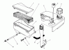 Toro 20211 - Lawnmower, 1991 (1000001-1999999) Listas de piezas de repuesto y dibujos AIR CLEANER & FUEL TANK ASSEMBLY (MODEL NO. VML0-2)