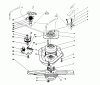 Toro 20211 - Lawnmower, 1991 (1000001-1999999) Listas de piezas de repuesto y dibujos BLADE BRAKE CLUTCH ASSEMBLY