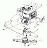 Toro 20214 - Lawnmower, 1991 (1000001-1999999) Listas de piezas de repuesto y dibujos ENGINE ASSEMBLY