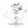 Toro 20216 - Lawnmower, 1991 (1000001-1999999) Listas de piezas de repuesto y dibujos ENGINE ASSEMBLY