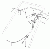 Toro 20218 - Lawnmower, 1991 (1000001-1999999) Listas de piezas de repuesto y dibujos TRACTION CONTROL ASSEMBLY