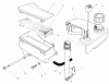Toro 20219 - Lawnmower, 1991 (1000001-1999999) Listas de piezas de repuesto y dibujos AIR CLEANER & FUEL TANK ASSEMBLY (MODEL NO. VMLO-2)