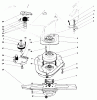 Toro 20219 - Lawnmower, 1991 (1000001-1999999) Listas de piezas de repuesto y dibujos BLADE BRAKE CLUTCH ASSEMBLY