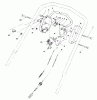 Toro 20219 - Lawnmower, 1991 (1000001-1999999) Listas de piezas de repuesto y dibujos TRACTION CONTROL ASSEMBLY