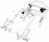 Toro 20320 - Lawnmower, 1992 (2000001-2999999) Listas de piezas de repuesto y dibujos HANDLE ASSEMBLY