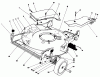 Toro 20321 - Lawnmower, 1992 (2000001-2999999) Listas de piezas de repuesto y dibujos HOUSING ASSEMBLY