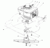 Toro 20322 - Lawnmower, 1992 (2000001-2999999) Listas de piezas de repuesto y dibujos ENGINE ASSEMBLY