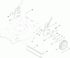 Toro 20323 - 20" Mulching/Rear Bagging Lawn Mower, 2011 (311000001-311999999) Listas de piezas de repuesto y dibujos REAR WHEEL AND HEIGHT-OF-CUT ASSEMBLY