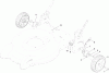 Toro 20323 - 20" Mulching/Rear Bagging Lawn Mower, 2012 (SN 312000001-312999999) Listas de piezas de repuesto y dibujos REAR WHEEL AND HEIGHT-OF-CUT ASSEMBLY