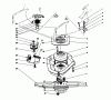 Toro 20324 - Lawnmower, 1992 (2000001-2999999) Listas de piezas de repuesto y dibujos BLADE BRAKE CLUTCH ASSEMBLY