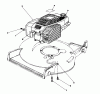Toro 20324 - Lawnmower, 1992 (2000001-2999999) Listas de piezas de repuesto y dibujos ENGINE ASSEMBLY