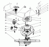 Toro 20325 - Lawnmower, 1992 (2000001-2999999) Listas de piezas de repuesto y dibujos BLADE BRAKE CLUTCH ASSEMBLY