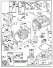 Toro 20325 - Lawnmower, 1992 (2000001-2999999) Listas de piezas de repuesto y dibujos ENGINE GTS-150 77-8990 #1