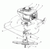 Toro 20327B - Lawnmower, 1992 (2000001-2999999) Listas de piezas de repuesto y dibujos ENGINE ASSEMBLY