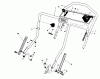Toro 20328B - Lawnmower, 1992 (2000001-2999999) Listas de piezas de repuesto y dibujos HANDLE ASSEMBLY