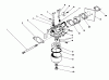 Toro 20329 - Lawnmower, 1992 (2000001-2999999) Listas de piezas de repuesto y dibujos CARBURETOR ASSEMBLY (ENGINE MODEL NO. 47PM1-1)(SERIAL NO. 2005001 & UP)