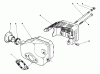 Toro 20329 - Lawnmower, 1992 (2000001-2999999) Listas de piezas de repuesto y dibujos MUFFLER ASSEMBLY (ENGINE MODEL NO. 47PM1-2)(SERIAL NO. 2000001-2005000)