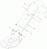 Toro 20330 - 22" Recycler Lawn Mower, 2010 (310000001-310008917) Listas de piezas de repuesto y dibujos HANDLE ASSEMBLY