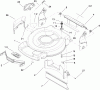 Toro 20330C - 22" Recycler Lawn Mower, 2009 (290000001-290999999) Listas de piezas de repuesto y dibujos DECK, SIDE CHUTE AND REAR DOOR ASSEMBLY