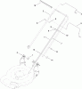 Toro 20330C - 22" Recycler Lawn Mower, 2011 (311000001-311999999) Listas de piezas de repuesto y dibujos HANDLE ASSEMBLY