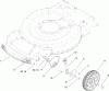 Toro 20332 - 22" Recycler Lawn Mower, 2009 (290000001-290999999) Listas de piezas de repuesto y dibujos FRONT AXLE ASSEMBLY
