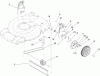 Toro 20332 - 22" Recycler Lawn Mower, 2009 (290000001-290999999) Listas de piezas de repuesto y dibujos REAR AXLE AND TRANSMISSION ASSEMBLY