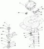 Toro 20333 - 22" Recycler Lawn Mower, 2009 (290000001-290999999) Listas de piezas de repuesto y dibujos ENGINE ASSEMBLY