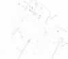 Toro 20333 - 22" Recycler Lawn Mower, 2012 (SN 312000001-312999999) Listas de piezas de repuesto y dibujos UPPER HANDLE COMPONENT ASSEMBLY