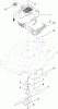 Toro 20334C - 22" Recycler Lawn Mower, 2011 (311000001-311999999) Listas de piezas de repuesto y dibujos ENGINE AND BLADE ASSEMBLY