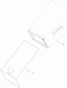 Toro 20334C - 22" Recycler Lawn Mower, 2012 (SN 312000001-312999999) Listas de piezas de repuesto y dibujos REAR BAG ASSEMBLY