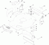 Toro 20351 - 22" Recycler Lawn Mower, 2010 (310002365-310999999) Listas de piezas de repuesto y dibujos HOUSING ASSEMBLY