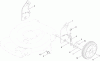 Toro 20351 - 22" Recycler Lawn Mower, 2011 (311000001-311999999) Listas de piezas de repuesto y dibujos HEIGHT-OF-CUT AND REAR WHEEL ASSEMBLY