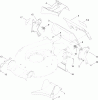 Toro 20380 - Super Recycler Lawn Mower, 2012 (SN 312000001-312999999) Listas de piezas de repuesto y dibujos REAR DOOR AND MULCH PLUG ASSEMBLY