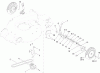 Toro 20380 - Super Recycler Lawn Mower, 2012 (SN 312000001-312999999) Listas de piezas de repuesto y dibujos TRANSMISSION AND REAR WHEEL ASSEMBLY
