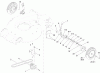 Toro 20381 - Super Recycler Lawn Mower, 2012 (SN 312000001-312999999) Listas de piezas de repuesto y dibujos REAR WHEEL AND HEIGHT-OF-CUT ASSEMBLY