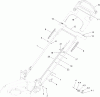 Toro 20382 - Super Recycler Lawn Mower, 2012 (SN 312000001-312999999) Listas de piezas de repuesto y dibujos HANDLE ASSEMBLY