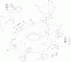 Toro 20383 - Super Recycler Lawn Mower, 2012 (SN 312000001-312999999) Listas de piezas de repuesto y dibujos HOUSING ASSEMBLY