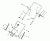 Toro 20432 - Lawnmower, 1993 (39000001-39999999) Listas de piezas de repuesto y dibujos HANDLE ASSEMBLY
