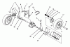 Toro 20434 - Recycler II, 1994 (4900001-4999999) Listas de piezas de repuesto y dibujos REAR AXLE & WHEEL ASSEMBLY
