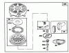Toro 20435WF - 21" Recycler II Super Pro, 1993 (39000001-39999999) Listas de piezas de repuesto y dibujos ENGINE BRIGGS & STRATTON MODEL 124702-3115-01 #5