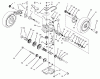 Toro 20436 - 21" Recycler II Super Pro, 1993 (39000001-39999999) Listas de piezas de repuesto y dibujos GEAR CASE ASSEMBLY