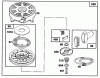 Toro 20436WF - 21" Recycler II Super Pro, 1993 (39000001-39999999) Listas de piezas de repuesto y dibujos ENGINE BRIGGS & STRATTON MODEL 124702-3115-01 #5
