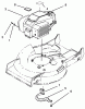 Toro 20438 - Lawnmower, 1993 (39000001-39999999) Listas de piezas de repuesto y dibujos ENGINE ASSEMBLY