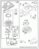 Toro 20438 - Lawnmower, 1993 (39000001-39999999) Listas de piezas de repuesto y dibujos ENGINE GTS-150 #3