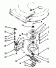 Toro 20438WF - Lawnmower, 1993 (39000001-39999999) Listas de piezas de repuesto y dibujos BLADE BRAKE CLUTCH ASSEMBLY