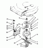 Toro 20439 - Lawnmower, 1993 (39000001-39999999) Listas de piezas de repuesto y dibujos BLADE BRAKE CLUTCH ASSEMBLY