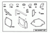 Toro 20439 - Lawnmower, 1993 (39000001-39999999) Listas de piezas de repuesto y dibujos ENGINE GTS-150 #1