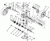 Toro 20439 - Lawnmower, 1993 (39000001-39999999) Listas de piezas de repuesto y dibujos GEAR CASE ASSEMBLY